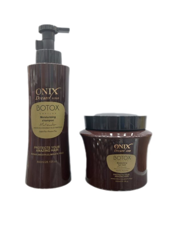 29f06b ست شامپو و ماسک فری سولفات حاوی بوتاکس اونیکس ONIX - Image 1