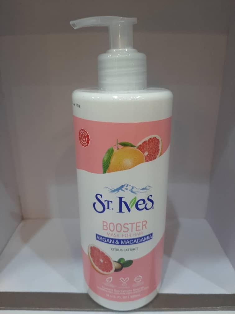 photo5629290251 ماسک موی حاوی روغن آرگان و ماکادمیا اس تی ای وس ST.Ives - Image 1