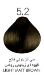 رنگ موی سوپر کی SUPER KAY شماره 5.2 قهوه ای زیتونی روشن
